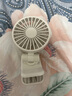 无印良品（MUJI）迷你夹子风扇 办公室桌面 学生宿舍 床头 便携 LAI2CC4S 白 实拍图