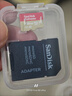 闪迪（SanDisk）128GB TF(MicroSD)内存卡 4K极速金卡A2 V30 U3行车记录仪 运动相机无人机 监控存储卡 读190MB/s 实拍图