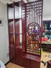 徐艺木业新中式入户屏风隔断客厅简约现代双面实木置物架正对大门遮挡玄关 福泽有余侧柜带门款230*120cm 实拍图