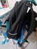 361°儿童书包小学生3-6年级护脊减负大容量英伦风双肩背包 黑/绿 实拍图