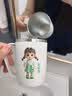 304不锈钢漱口杯一家三四口刷牙漱口杯学生牙刷杯防霉洗漱杯牙缸 304不锈钢漱口杯【小公主】1个装 实拍图