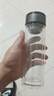 【⭐京东物流配送】高硼硅双层玻璃杯大容量泡茶杯水杯子茶水分离 【活动】 350ml 1只 实拍图