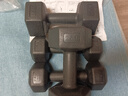 艾美仕（AiMeiShi）哑铃男士健身家用器材女练臂肌一对六角包胶亚玲环保套装组合学生 3KG 一副（左右手各1.5公斤） 实拍图