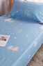 柳伊（Liuei） 纯棉床单宿舍单人床被单单件大学男寝室学生上下铺学校全棉褥单 森林小镇-蓝 120x220cm床单单件【上下铺用】 实拍图