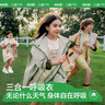 Kocotreekk树儿童雨衣带书包位防水透气宝宝加厚雨衣男女孩上学时尚雨披 实拍图
