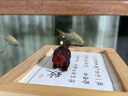 迎胤国印度小叶紫檀貔貅手把件文玩小摆件红木招财貔貅随身盘玩皮丘挂件 实拍图