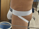 佑浩男士内裤丁字裤青年低腰性感双丁后空紧身纯棉臀绑带舒适简约纯色 白色 1条 XL 实拍图