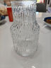 冰川玻璃花瓶高颜值ins风大口花瓶客厅卧室桌面水养插花摆件装饰 小冰川透明描金 实拍图