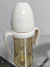 Grosmimi韩国进口格罗咪咪吸管杯奶瓶婴儿童水杯PPSU学直饮杯子6月1-3岁 小熊白吸管杯奶瓶手柄款 300ml 实拍图