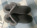 京策雪地靴男皮毛一体春季保暖面包大棉鞋情侣加绒加厚防滑东北老北京 100灰色绒面 42 实拍图