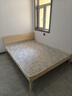 标勋实木床双人1.8米现代简约1.5米家用主卧大床出租屋床1.2m单人床 【床腿30cm高】床+床垫 1500mm*2000mm【推荐】 实拍图