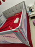 棒棒猪 (BabyBBZ)婴儿床围栏床上儿童防掉床护栏宝宝防摔防护栏垂直升降 免打钉/心心象 三面装 1.8m+2m*2 实拍图