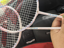 匹克羽毛球拍碳复合耐打成人学生套装训练比赛拍含羽毛球粉红/天使蓝 实拍图
