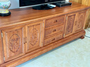 华延堂全实木电视柜客厅家用正宗金花梨木菠萝格中式古典电视机柜加高款 花梨色 1.8米【长180*宽54*高68.5cm】 实拍图