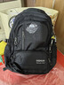 迪帅2025新款中学生书包男生初中生高中生超大容量背包男减负护脊男款 纯黑色（送闪电熊） 大号（适合初中生/高中生） 实拍图