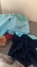 佑游儿童泳衣男童泳裤中童分体泳衣男孩宝宝游泳六件套30255Y藏蓝3XL 实拍图