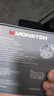 魔声（Monster）蓝牙耳机骨传导概念AI智能小度真无线挂耳式开放式运动骑行长续航适用苹果D01银色 实拍图