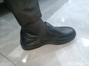 木林森(MULINSEN)男鞋商务休闲皮鞋头层牛皮套脚厚底男士爸爸鞋 20781 实拍图