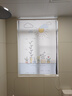 玲杏卫生间窗帘免打孔浴室卷帘防水洗手间厕所升降手拉窗户遮挡帘遮光 页面一平方价格/配件+25元 实拍图