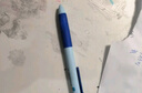 晨光(M&G)文具 热可擦中性笔 正姿优握按动ST0.5mm黑色 小学生练字笔 抑菌软胶笔握 蓝绿杆4支AKPH7106A 实拍图