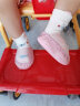 个个熊（gegexiong）宝宝学步鞋婴儿鞋男女宝宝地板袜子婴儿步前鞋防滑地板鞋 1双装（S女宝宝款） 鞋低长约11CM（建议0-6个月） 实拍图