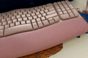 罗技（Logitech）Wave Combo 无线人体工学键鼠套装 垂直鼠标 无线蓝牙鼠标 办公键盘 无线键盘 蓝牙键盘 粉色 实拍图