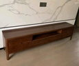 源氏木语全实木电视柜北欧风橡木地台柜现代简约矮柜客厅地柜储物收纳柜子 胡桃色双门双抽 电视柜1.8米 整装 实拍图