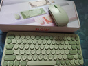 B.O.W无线蓝牙三模键盘鼠标套装轻薄便携办公USB充电键鼠适用ipad苹果平板手机笔记本电脑外设打字静音 清新绿丨三模键盘+双模鼠标丨充电版 实拍图