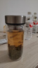 富光男士双层玻璃杯大容量办公室泡茶杯茶水分离耐高温家用车载水杯子 本色730ml【双层高硼硅玻璃】 实拍图