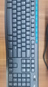 罗技（Logitech）MK275 键鼠套装 无线键鼠套装 办公键鼠套装 全尺寸 商务键鼠套装 带无线2.4G接收器 黑蓝色 实拍图