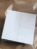 艾联智能开关X30系统控制面板肤感玻璃小艺声控支持鸿蒙智联Hilink 白色-X30三开(鸿蒙WIFI零火版) 实拍图