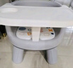 日康（rikang）宝宝餐椅 叫叫椅婴儿学坐椅多功能儿童吃饭餐桌 RK-X2009-5 灰色 实拍图