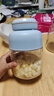 欧美邦榨汁机果蔬原汁机便携小型水果做果汁机多功能榨汁吨吨桶榨汁杯冰沙机奶昔机搅拌杯明星同款 1300ml天空蓝一杯双盖【可碎冰】 38页刀头 实拍图