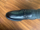 红蜻蜓男鞋子商务正装休闲鞋男士舒适轻质乐福皮鞋男WLA150291黑色42 实拍图