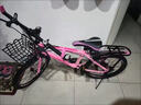 儿童自行车山地车6-7-8-10-12-15岁学生单车变速小孩18寸20寸22寸 标配单速白粉色送礼包 18寸适合身高100-125厘米【约6-10岁】 实拍图