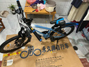 永久镁合金山地自行车22英寸24变速男女式青少年学生儿童单车王子蓝 实拍图