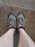 悍途（HUMTTO）户外登山鞋四季防滑耐磨系带户外休闲徒步鞋 卡其-男 42 实拍图