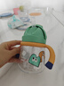 babycare小企鹅学饮杯 儿童吸管式水杯 儿童防漏防摔带手柄喝奶瓶含重力球 240ml绿色-吸管 tritan（12月+） 实拍图