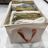 洁百纳衣服收纳箱家用衣柜可折叠布艺整理盒放衣物裤子大容量带盖储物筐 大号-淡雅米【带盖防尘】 实拍图