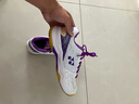 尤尼克斯羽毛球鞋减震耐磨比赛训练专业动力垫SHB101CR白紫41 实拍图