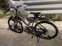 沃雷顿红日300碟刹24变速内走线铝合金车架山地自行车成人学生代步单车 灰黑色26*17寸（建议身高165-180cm） 实拍图