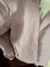 BRELRMON单层冲锋衣款短外套男女三合一秋冬保暖防寒户外登山服防风夹克 KY08S暖白/木槿紫-女(单层) L 实拍图