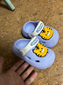 babycrayon小老虎小猪儿童拖鞋洞洞鞋夏季男童女童婴宝宝可爱凉拖鞋外穿 小蓝虎 15 cm内长【150】脚长约14.5-15穿 实拍图