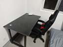 甄严选电脑桌台式家用电竞游戏桌双人办公台书桌简约书房学习桌写字桌子 加厚碳纤纹理-120*70CM【加宽】 实拍图