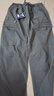 工装裤男秋冬季宽松直筒休闲裤户外运动职业工作服耐磨防风长裤子 灰色 XL 【115-130斤】 实拍图