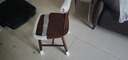 原始原素实木餐椅小户型餐厅简约现代舒适黑胡桃色京禾餐椅竖条2把 P3121 实拍图
