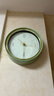 BBA 挂钟客厅卧室家用创意欧式金属挂表免打孔挂墙时钟22.5cm橄榄绿 实拍图