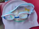 美津浓（MIZUNO）儿童泳镜女男童防水防雾高清游泳眼镜潜水可爱硅胶泳帽套装2070粉 实拍图