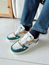 回力男鞋小白鞋男2025冬季新款休闲鞋男空军一号鞋子男学生运动板鞋男 米绿 42 (260mm) 男款 实拍图