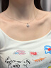 唯一（Winy）七夕情人节礼物四叶草999足银项链生日送女朋友老婆2025新款吊坠 实拍图